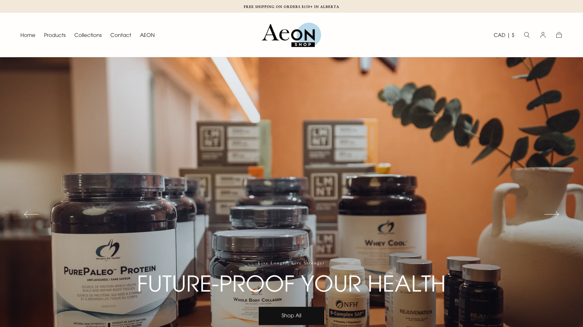 Aeon Longevity Shop